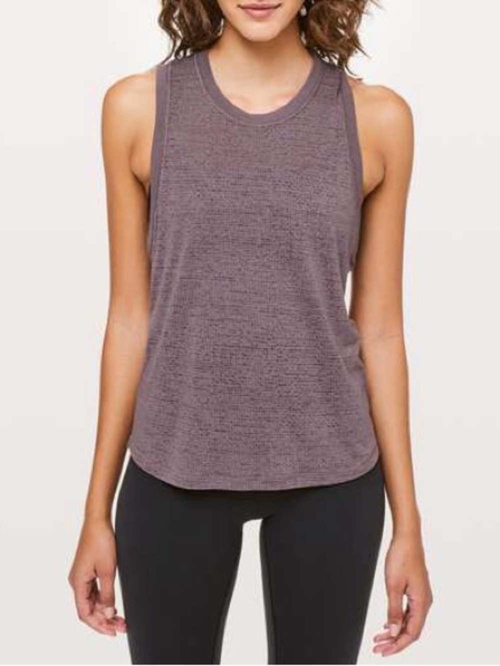 Lululemon Timeless Classic Tank Womens Sleeveless Activewear Top in Antique Bark